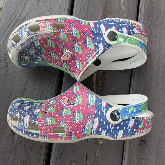 Guc Crocs Kids Classic vineyard vines clogs J4/Big kid 4 - Picture 8 of 10